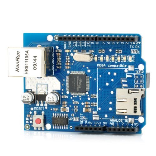 HiLetgo W5100 Ethernet Network Shield W5100 Ethernet Expansion Board with SD Card Slot for Arduino U