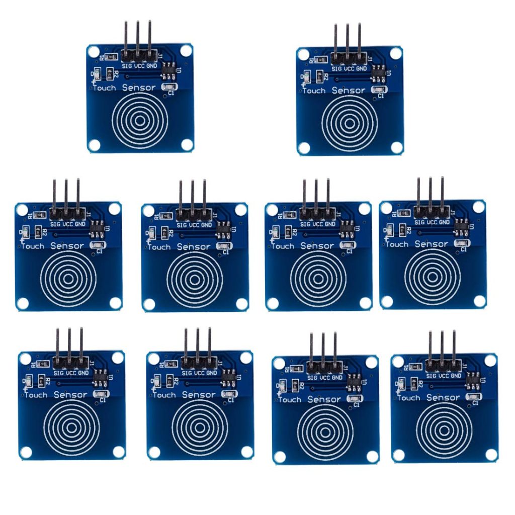 HiLetgo 10pcs TTP223B Capacitive Touch Switch Module Touch Sensor Switch Digital Capacitive Touch Se