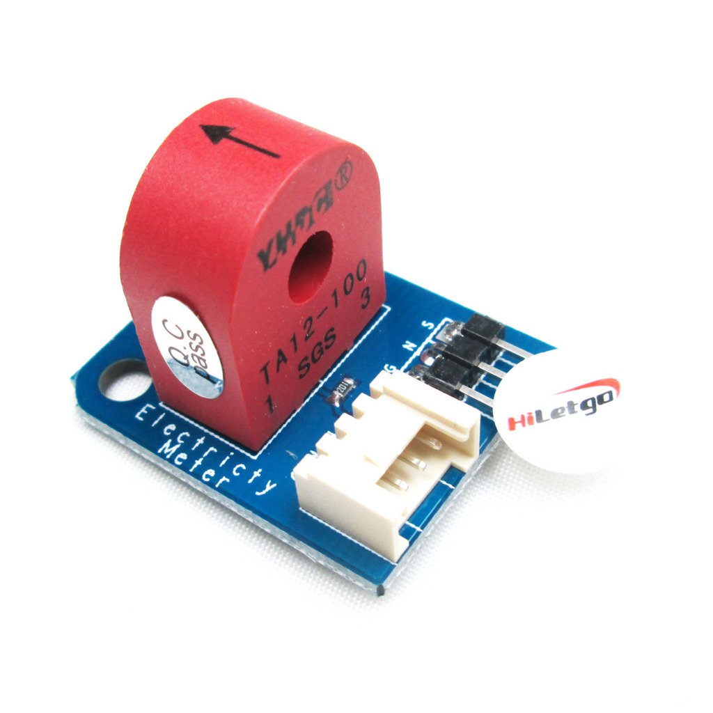 HiLetgo Analog Current Meter Sensor Module AC 0~5A Ammeter Sensor Board Based on TA12-100 for Arduin