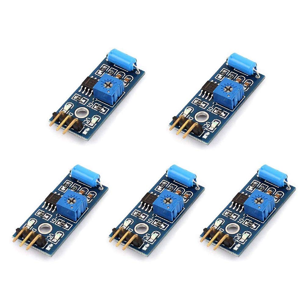 Hiletgo 5pcs SW-420 Vibration Sensor Module Vibration Switch Alarm Sensor Module for Arduino