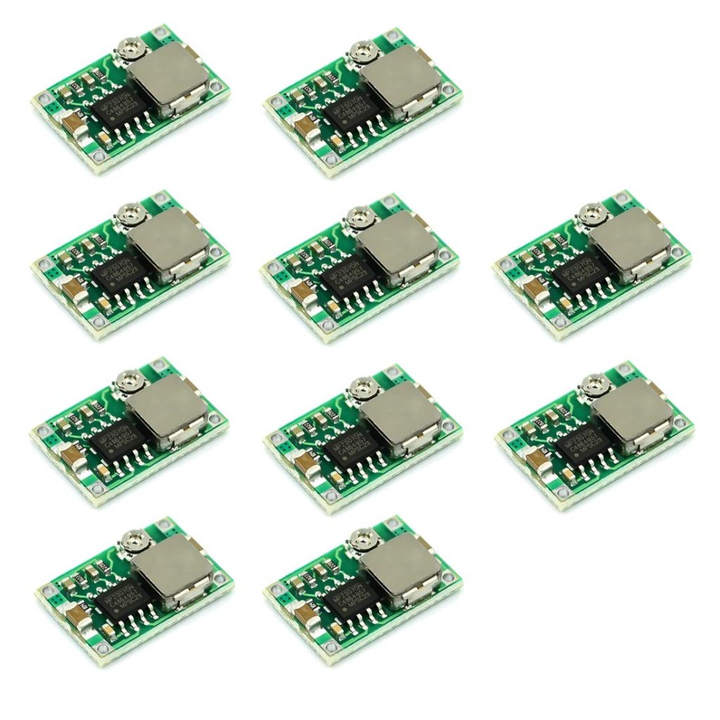 HiLetgo 10pcs RC Airplane Module Mini 360 DC-DC Buck Converter Step Down Module MP2307 4.75V-23V to