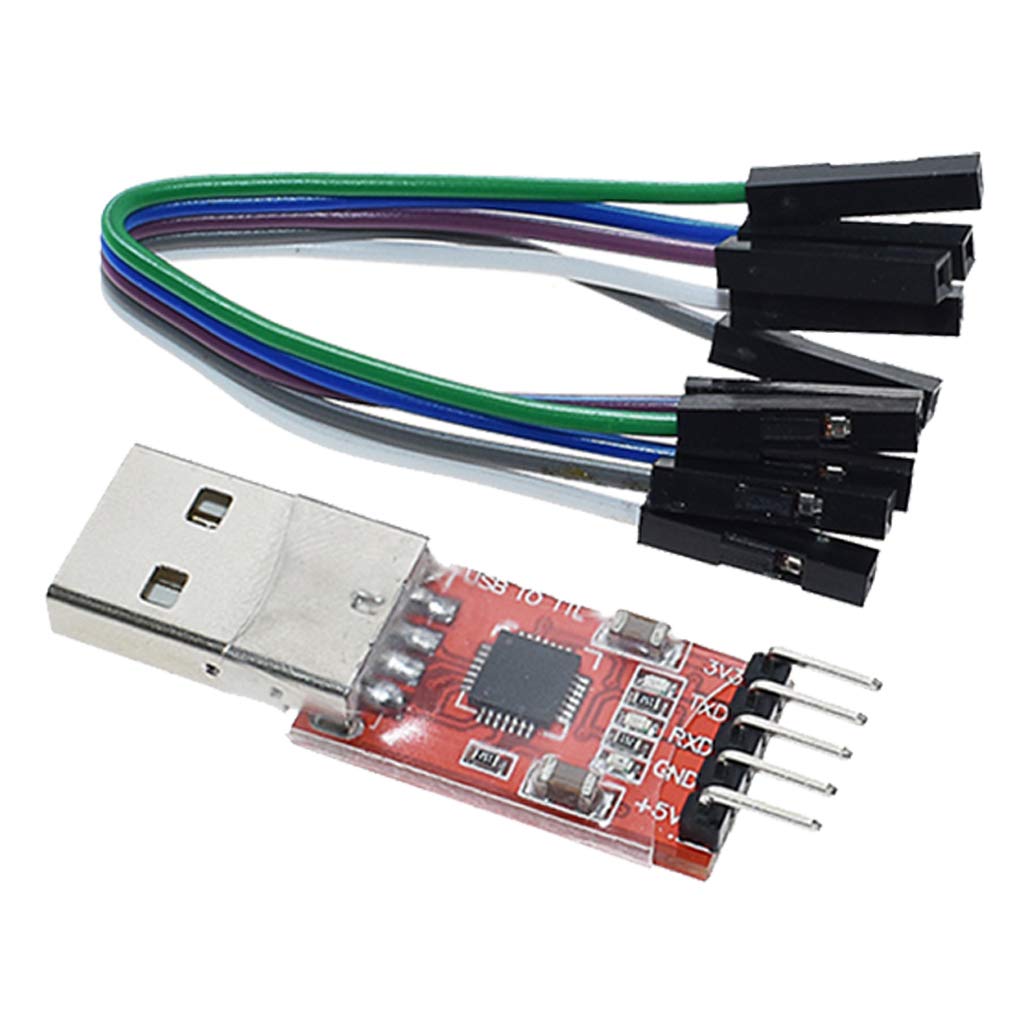 HiLetgo CP2102 USB 2.0 to TTL Module Serial Converter Adapter Module USB to TTL Downloader with Jump