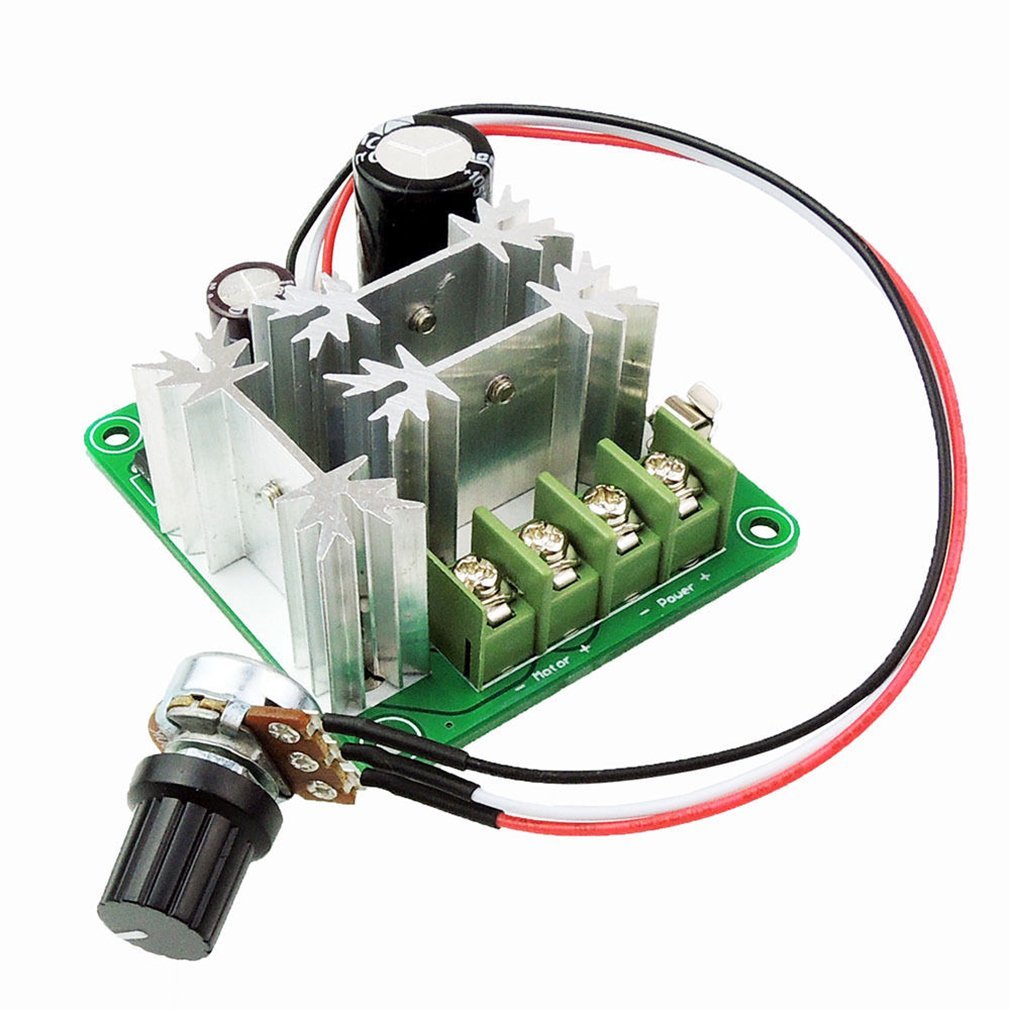 HiLetgo 6V-90V 15A DC Motor Speed Control 16KHZ PWM Controller Speed Regulator Module Board Support