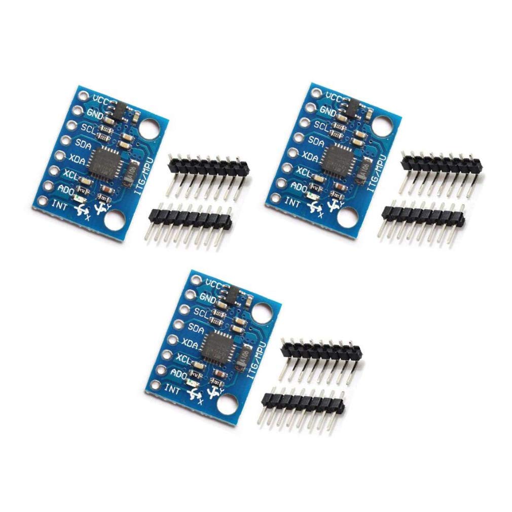 HiLetgo 3pcs GY-521 MPU-6050 MPU6050 3 Axis Accelerometer Gyroscope Module 6 DOF 6-axis Acceleromete