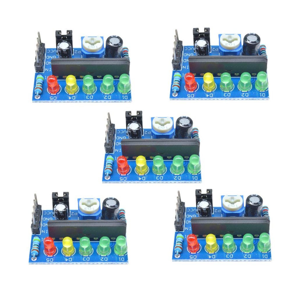 HiLetgo 5pcs KA2284 Level Indicator Module with Audio Indicator