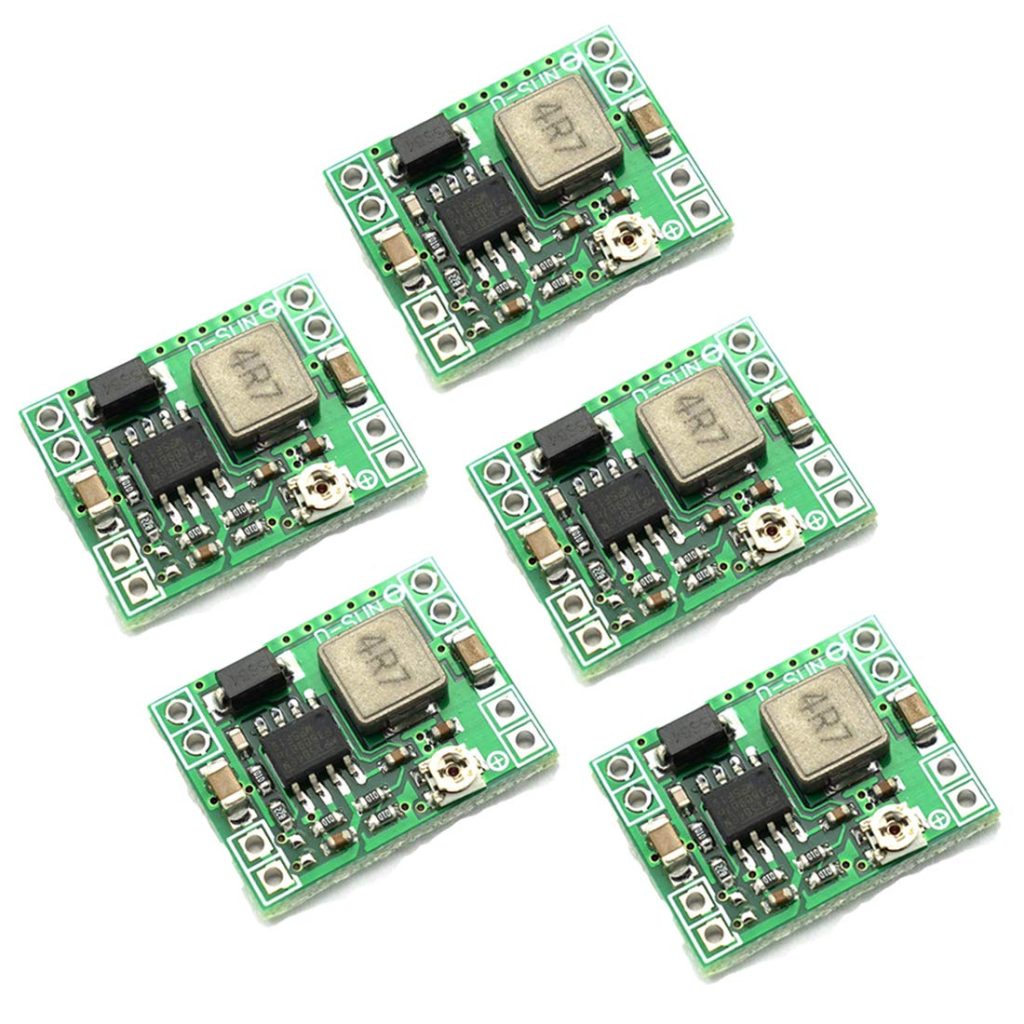 HiLetgo 5pcs MP1584EN 3A Mini DC-DC Buck 24V to 12V 9V 5V 3V Adjustable Step Down Module Replace LM2