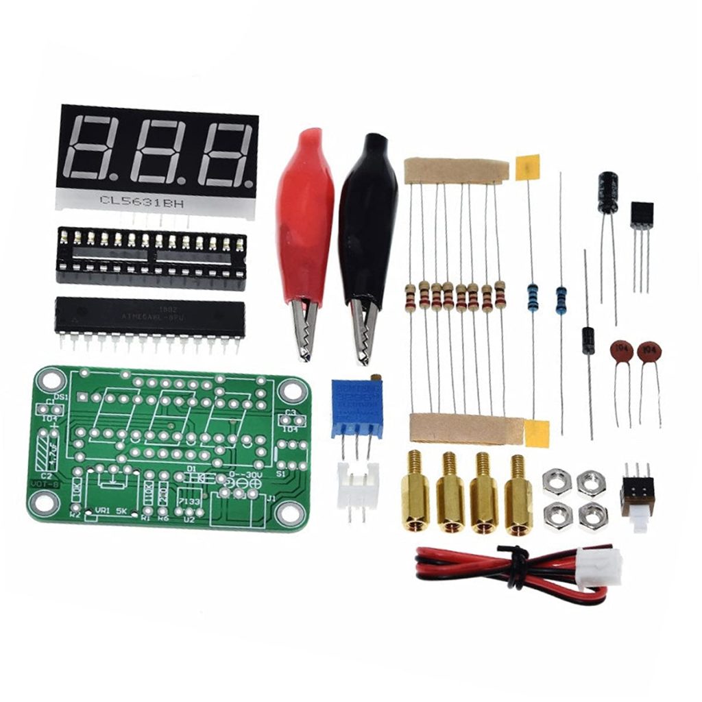 HiLetgo VOT-8 Voltmeter Kit Voltage Meter Electronic Production Suite DIY Kit for Student Electronic