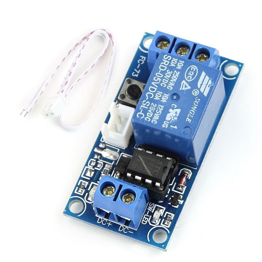 HiLetgo 5V 1 Channel Self Locking Bistable One Button Start/Stop Self-Locking Relay Module Relay Swi