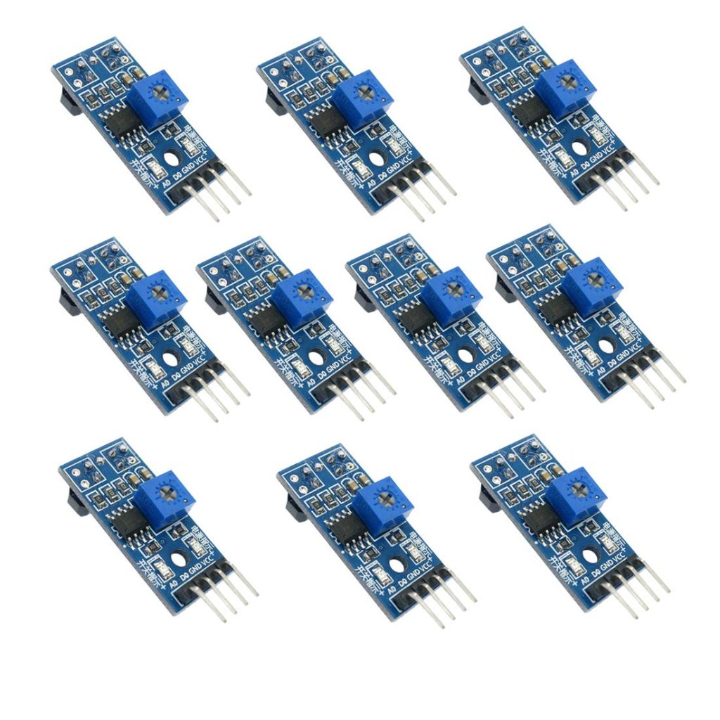 HiLetgo 10pcs TCRT5000 Infrared Reflective Sensor IR Photoelectric Switch Barrier Line Obstacle Avoi
