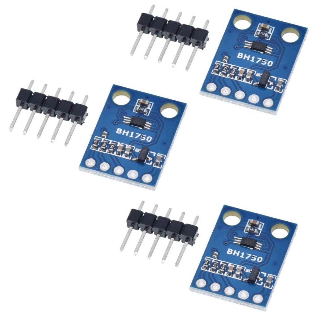 HiLetgo 3pcs GY-302 BH1750 BH1750FVI Light Intensity Illumination Module for arduino