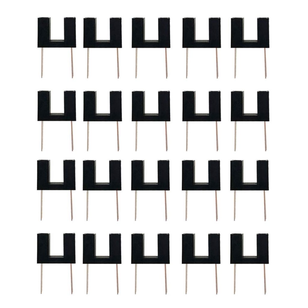 HiLetgo 20pcs ITR9608 ITR9608F ITR-9608 DIP-4 Opto Photo Interrupter Optical Sensor Photoelectric Sw