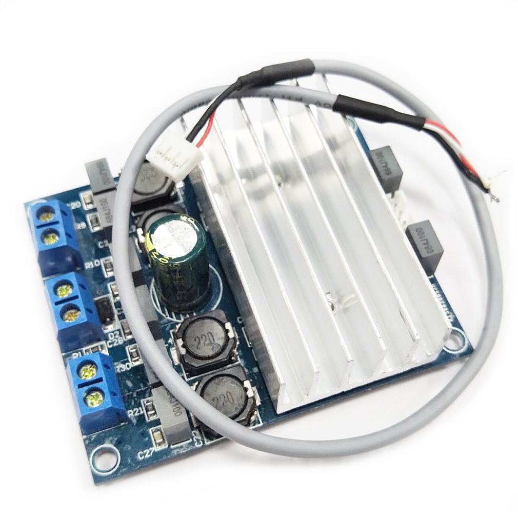 HiLetgo TDA7492 2x50W D Class High Power Digital Amplifier Board AMP with Radiator 10-26V