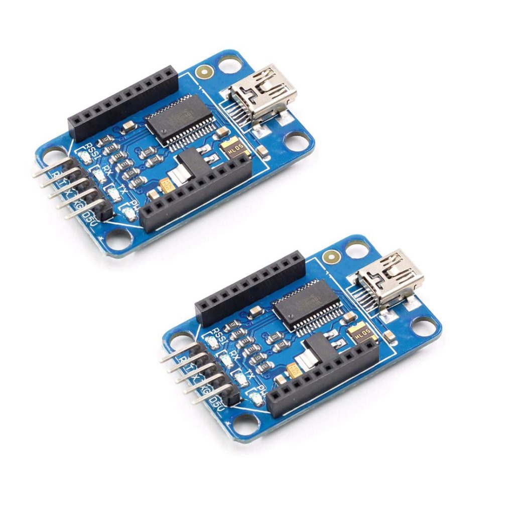 HiLetgo 2pcs USB Adapter - FT232RL USB to Serial for XBEE, Arduino