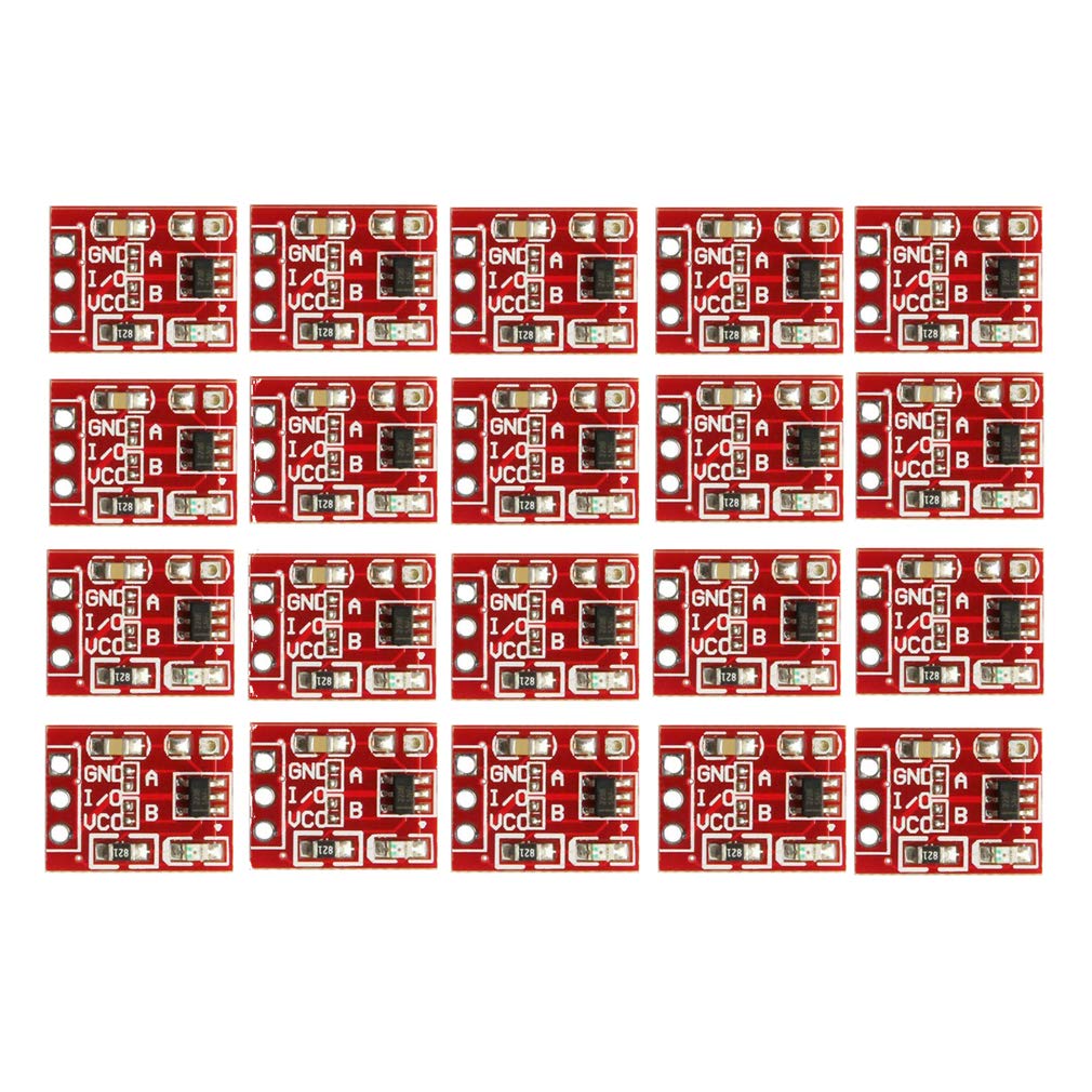 HiLetgo 20pcs TTP223 Capacitive Switch Button Module Self-Lock Switch Button Module High Low Level O