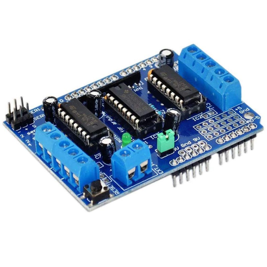 HiLetgo L293D DC Motor Drive Shield Stepper Motor Drive Shield Expansion Board for Arduino Duemilano
