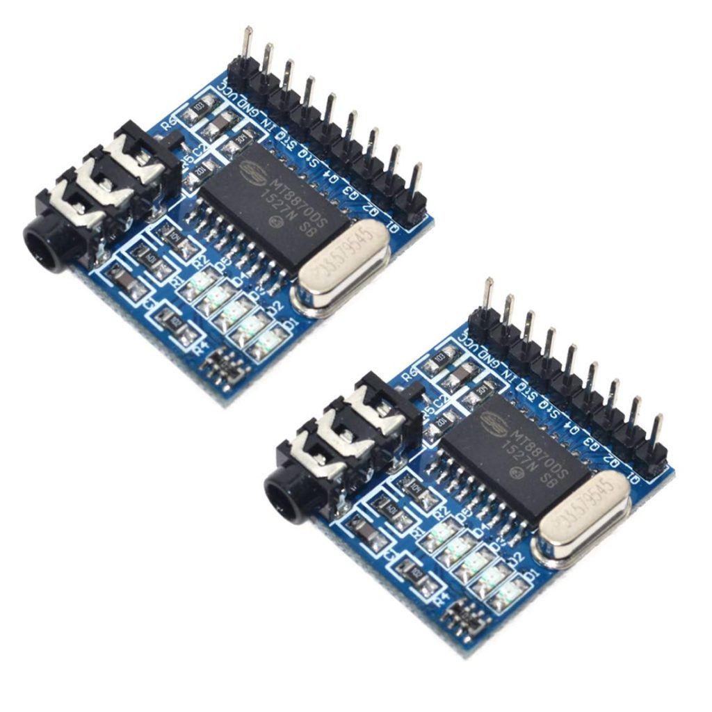 HiLetgo 2pcs MT8870 DTMF Voice Decoder Decoding Module Telephone Voice Module for Arduino