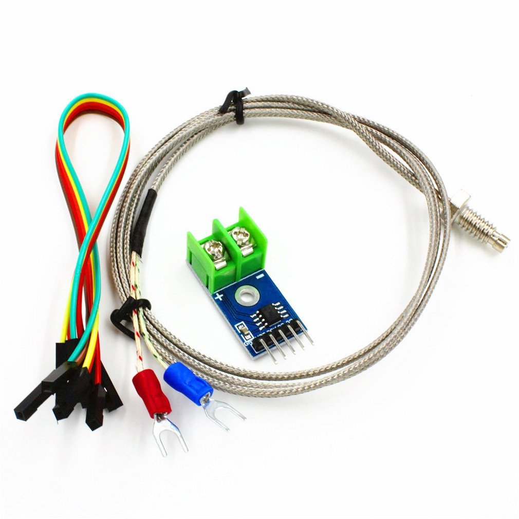 HiLetgo DC 3-5V MAX6675 Module + K Type Thermocouple Temperature Sensor Thermocouple Sensor Set M6 S