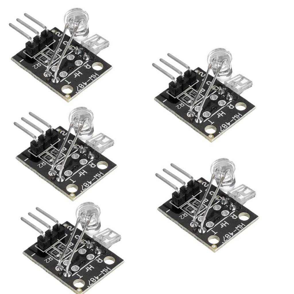 HiLetgo 5pcs 5V Heartbeat Detect Sensor Heart Rate Detect Measuring Module Measure Finger