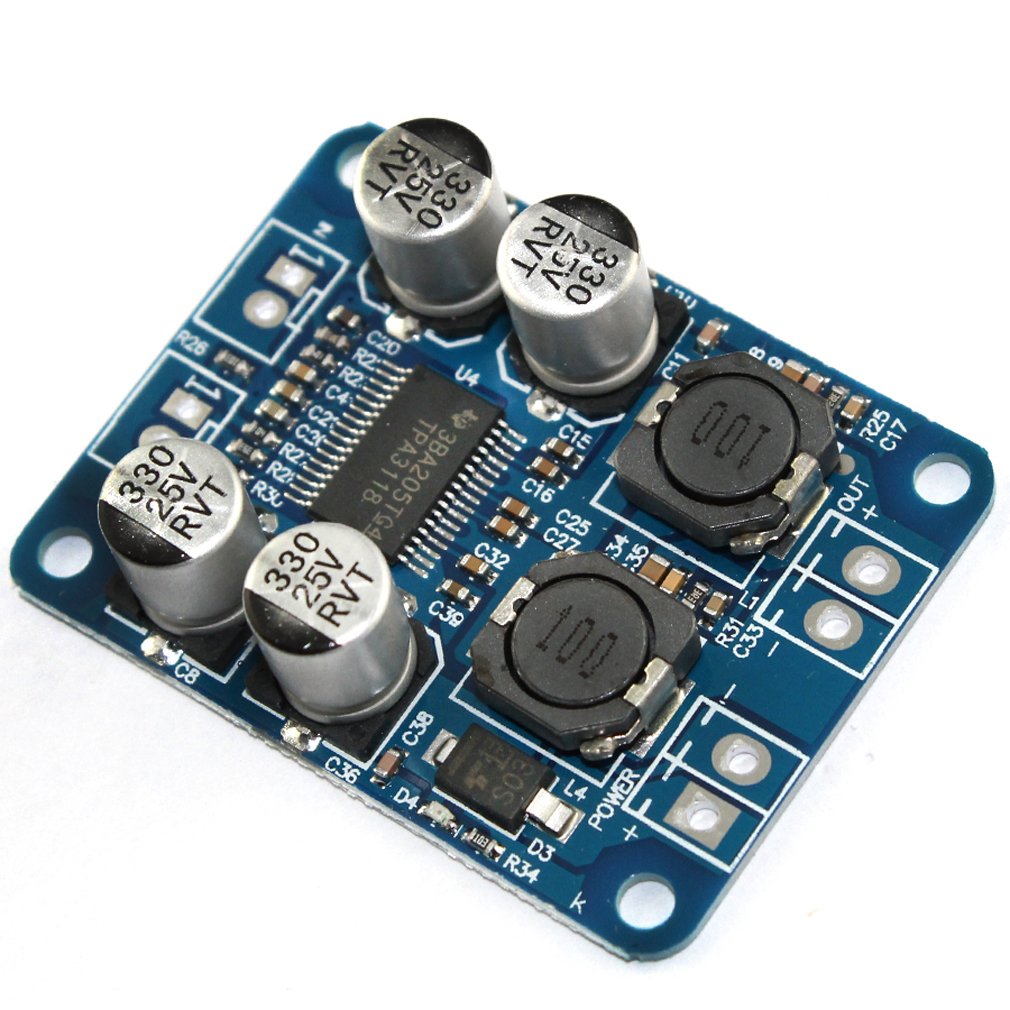 HiLetgo DC 8-26V TPA3118 PBTL Mono Digital Audio Amplifier Board AMP Module 1 * 60W for Arduino