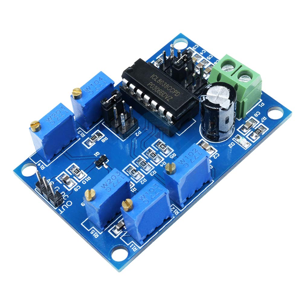 HiLetgo ICL8038 Signal Generator Medium/Low Signal Frequency 10Hz-450KHz Triangular/Rectangular/Sine